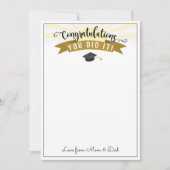 Afstuderen Geld cadeau goed gedaan geld kaarthoude Kaart (Voorkant)