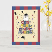 Afstuderen - Gelukwensen Kaart (Gele Bloem)