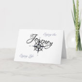 Afstuderen - Geniet van de reis-Geniet van een lev Kaart (Voorkant)