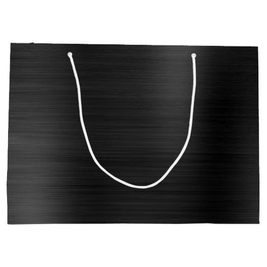 Afstuderen Gepersonaliseerd Zwart & Goud Groot Cadeauzakje (Achterkant)