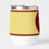 Afstuderen Gepersonaliseerde Maroon en Goud Pet (Rechts)