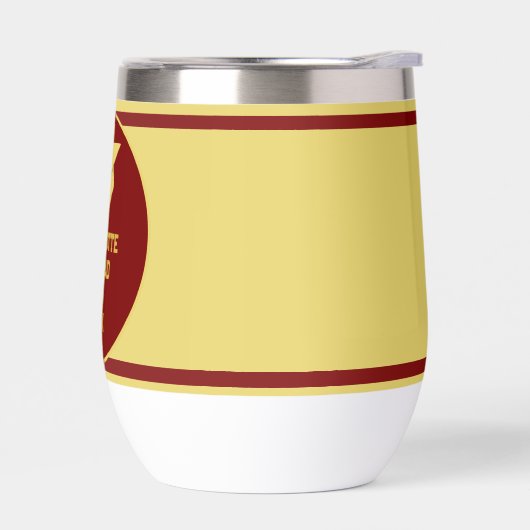 Afstuderen Gepersonaliseerde Maroon en Goud Pet (Links)