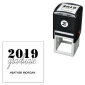 Afstuderen gepersonaliseerde rubberen stempel (In situ)