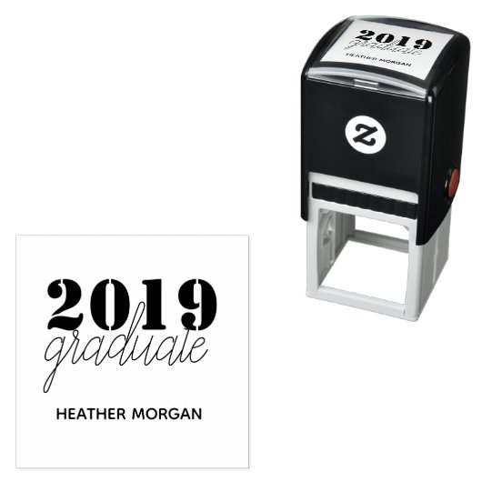 Afstuderen gepersonaliseerde rubberen stempel (In situ)