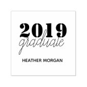 Afstuderen gepersonaliseerde rubberen stempel (Design)