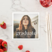 Afstuderen geraffineerde foto servet (Insitu)