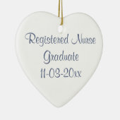 Afstuderen geregistreerde verpleegkundige/persoonl keramisch ornament (Rechts)