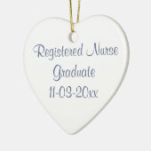 Afstuderen geregistreerde verpleegkundige/persoonl keramisch ornament (Links)