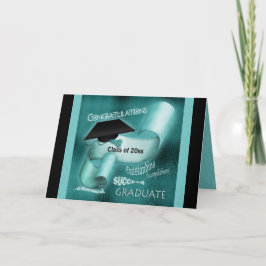 Afstuderen Geschenken mannen Vrouwen Elegant Kaart