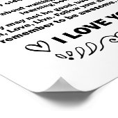 Afstuderen Geschenken voor Dochter 2024 Inspireren Poster (Hoek)