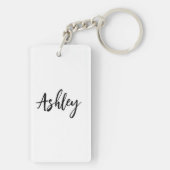 Afstuderen geschenken voor haar, Klasse van 2025 K Sleutelhanger (achterkant)