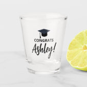 Afstuderen, Geslaagd Feestgunsten, Afstudeerder Ge Shot Glas (Voorkant)