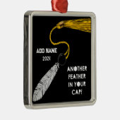 Afstuderen gevorderd niveau 2023 metalen ornament (Rechts)