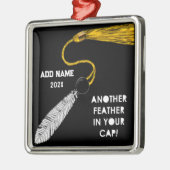 Afstuderen gevorderd niveau 2023 metalen ornament (Links)