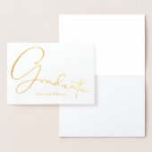 Afstuderen Gevouwen Folie Kaarten (Display)