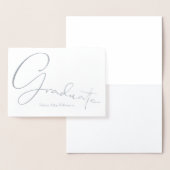 Afstuderen Gevouwen Folie Kaarten (Display)