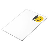 Afstuderen gezicht notitieblok (Schuin)