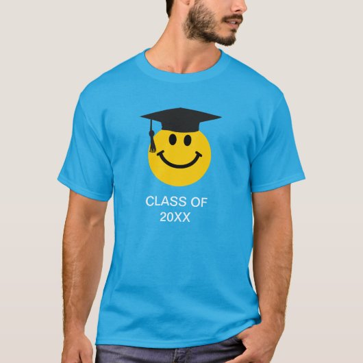 Afstuderen gezicht t-shirt (Voorkant)
