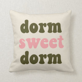 Afstuderen Gift Colorful Dorm Quote Pink Green Kussen