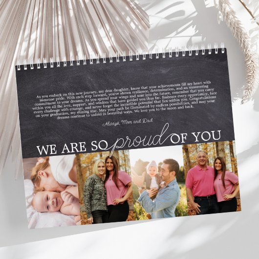 Afstuderen Gift Foto Collage Herinneringen Kalender