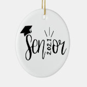 Afstuderen Gift, klasse 2021, senior 2021 Keramisch Ornament (Rechts)