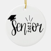 Afstuderen Gift, klasse 2021, senior 2021 Keramisch Ornament (Voorkant)
