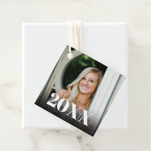 Afstuderen Gift Label, Klasse 2022, Foto Bedankjes Labels (In situ)