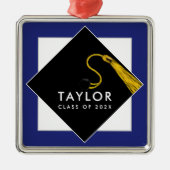 Afstuderen Gift Metalen Ornament (Voorkant)