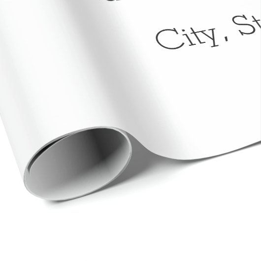 Afstuderen Gift Wrap Aqua en White HAMbyWG Cadeaupapier (Rol Hoek)