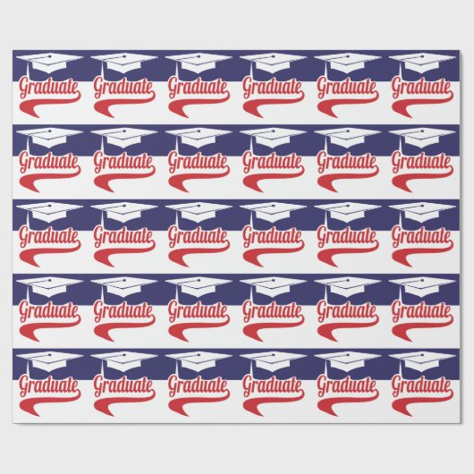 Afstuderen Gift Wrap Cadeaupapier (Vlak)
