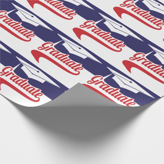 Afstuderen Gift Wrap Cadeaupapier (Hoek)