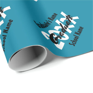 Afstuderen Gift Wrap - HAMbyWG Cadeaupapier