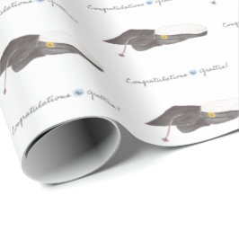 Afstuderen Gift Wrap voor Zweeds-Amerikaanse stude Cadeaupapier
