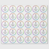 Afstuderen Gift Wrap Waterverven HAMbyWG Cadeaupapier (Vlak)