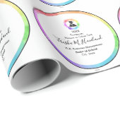 Afstuderen Gift Wrap Waterverven HAMbyWG Cadeaupapier (Rol Hoek)