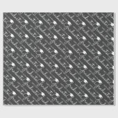 Afstuderen Gift Wrapper Cadeaupapier (Vlak)