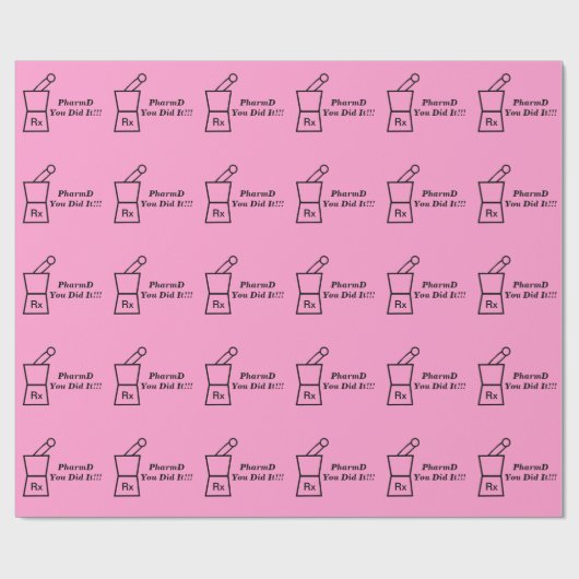 Afstuderen Gift Wrapping Paper Cadeaupapier (Vlak)