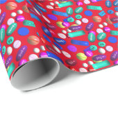Afstuderen Gift Wrapping Paper Pills 5 Cadeaupapier (Rol Hoek)