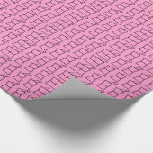 Afstuderen Gift Wrapping Papierroze Cadeaupapier (Hoek)