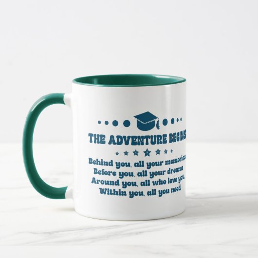 Afstuderen Gifts voor Haar/hem Inspirerend Mok (Links)