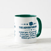 Afstuderen Gifts voor Haar/hem Inspirerend Mok (Voorkant rechts)