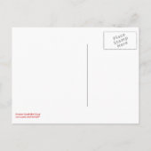 Afstuderen Giraffe Red Tassel Aankondigingskaart (Achterkant)