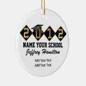 Afstuderen Girl - See Back - SRF Keramisch Ornament (Rechts)