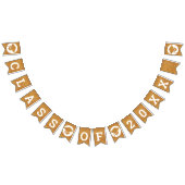 Afstuderen Glam Gold Creëer Uw klasse Vlaggetjes (Alle)