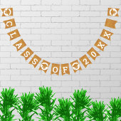 Afstuderen Glam Gold Creëer Uw klasse Vlaggetjes