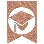 Afstuderen Glam Roos Gold Creëer Vlaggetjes (Eerste vlag)