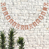 Afstuderen Glam Roos Gold Creëer Vlaggetjes