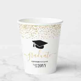Afstuderen Glitter Confetti Graduation Party Papieren Bekers