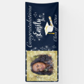 Afstuderen, Glitter, Sparkle, Pet, Diploma Spandoek (Verticaal)