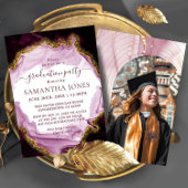 Afstuderen Glitter Waterverf Calligraphy Kaart